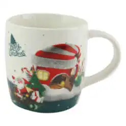 Cana ceramica de Craciun