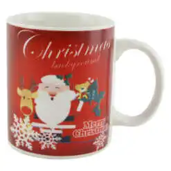 Cana ceramica de Craciun "Merry Christmas!"