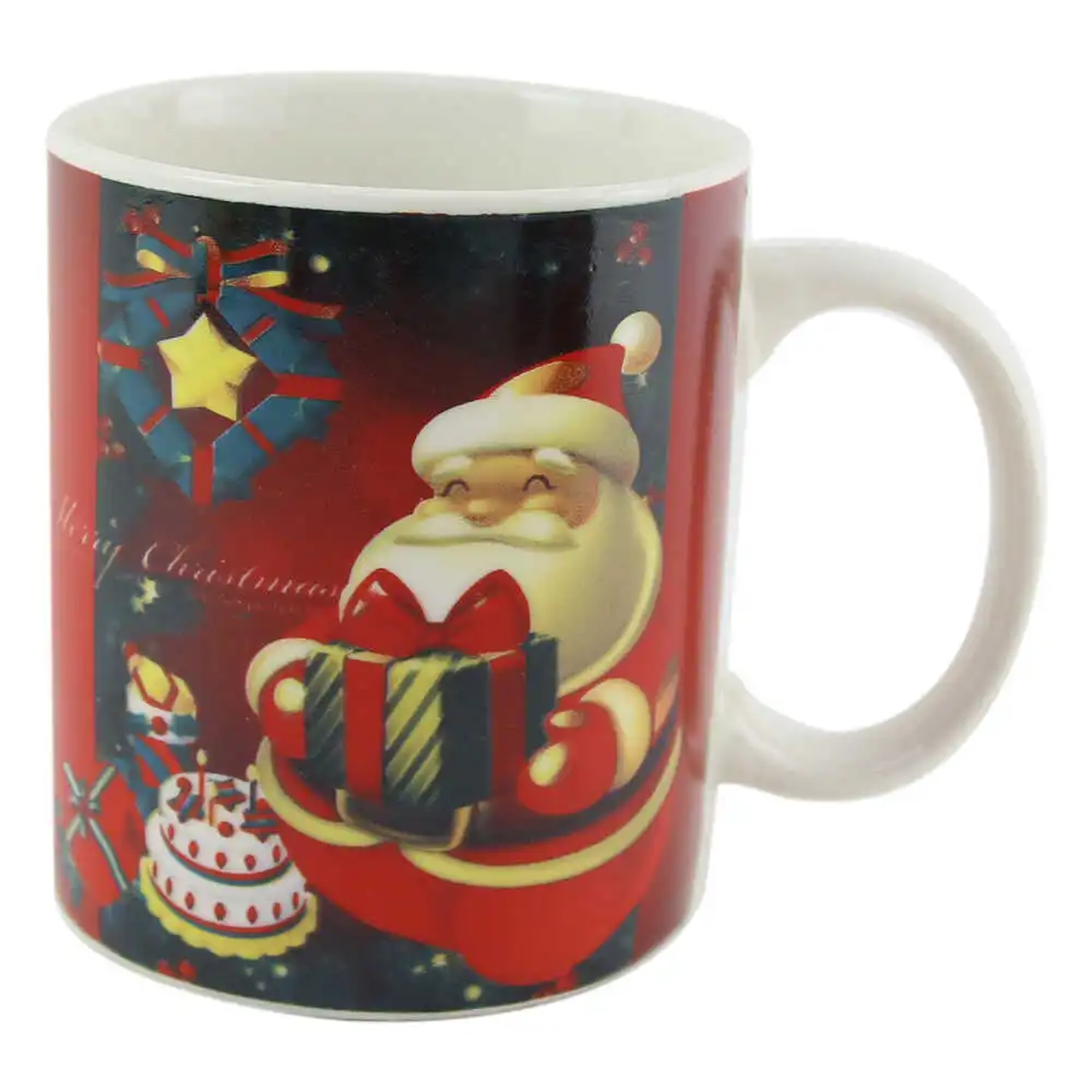 Cana ceramica de Craciun "Merry Christmas!"