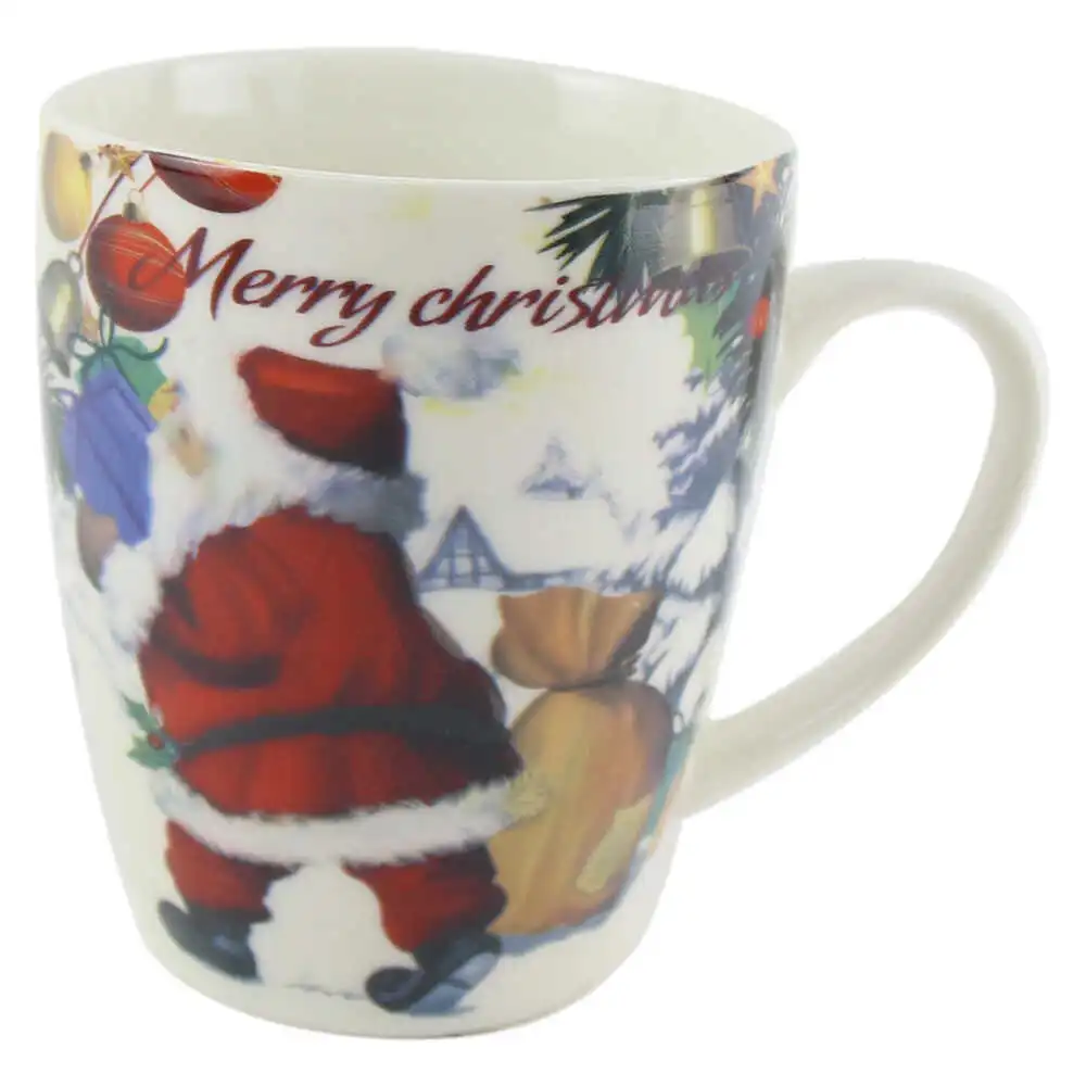 Cana ceramica de Craciun "Merry Christmas!"
