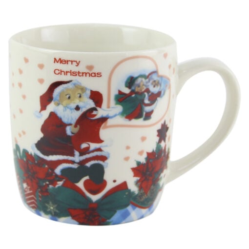 Cana ceramica de Craciun "Merry Christmas!"