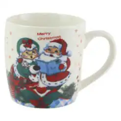 Cana ceramica de Craciun