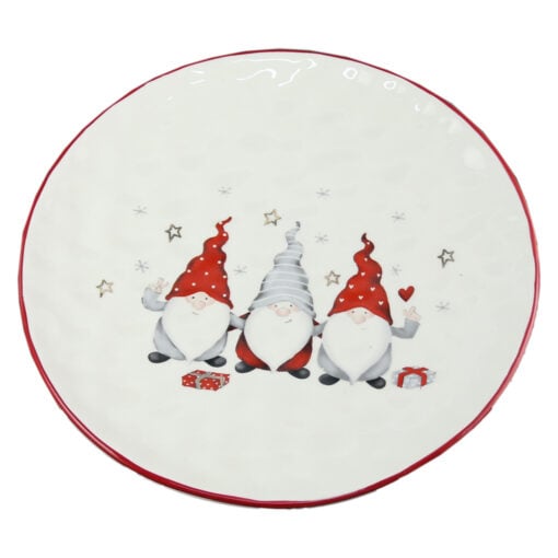 Platou rotund din ceramica 22 CM