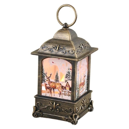Felinar decorativ cu led din plastic 7x12 CM