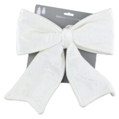 Ornament Fundita alb din textil 28x30 CM