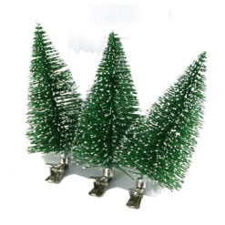 Set 3 decor bradut cu clips 6x10 CM