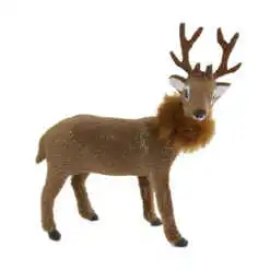 Figurina Ren din plastic cu sclipici 15x15 CM