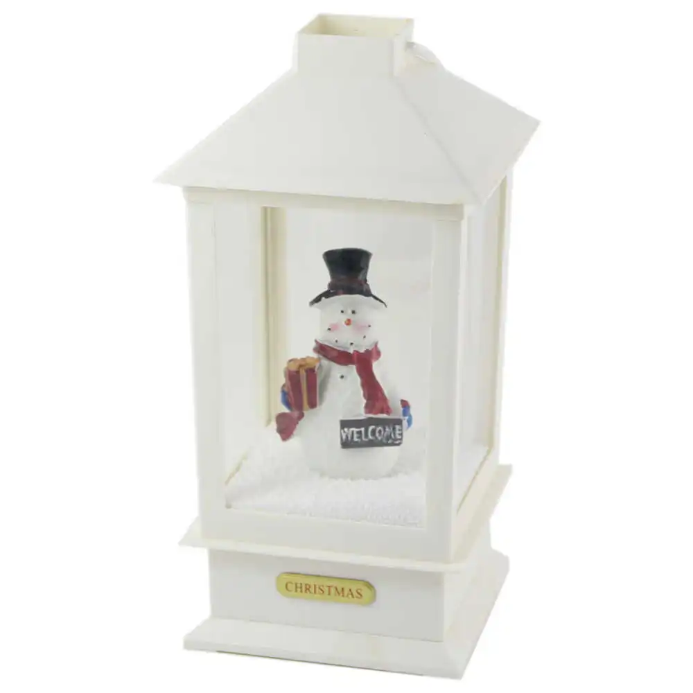 Felinar din plastic cu led si figurina 16x33 CM Felinar din plastic cu led si figurina 16x33 CM