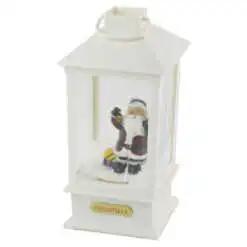 Felinar din plastic cu led si figurina 13x26 CM