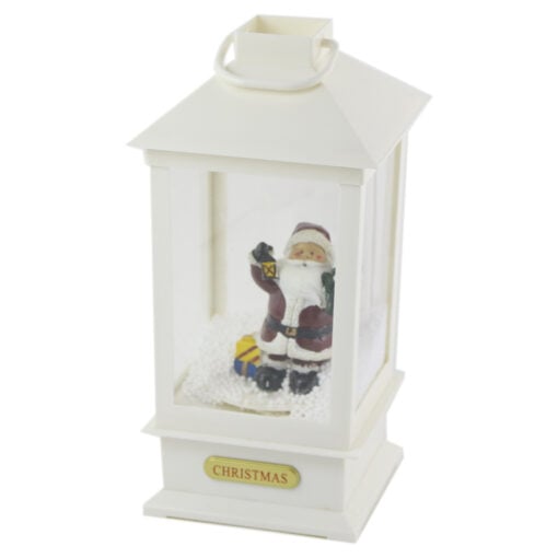 Felinar din plastic cu led si figurina 13x26 CM