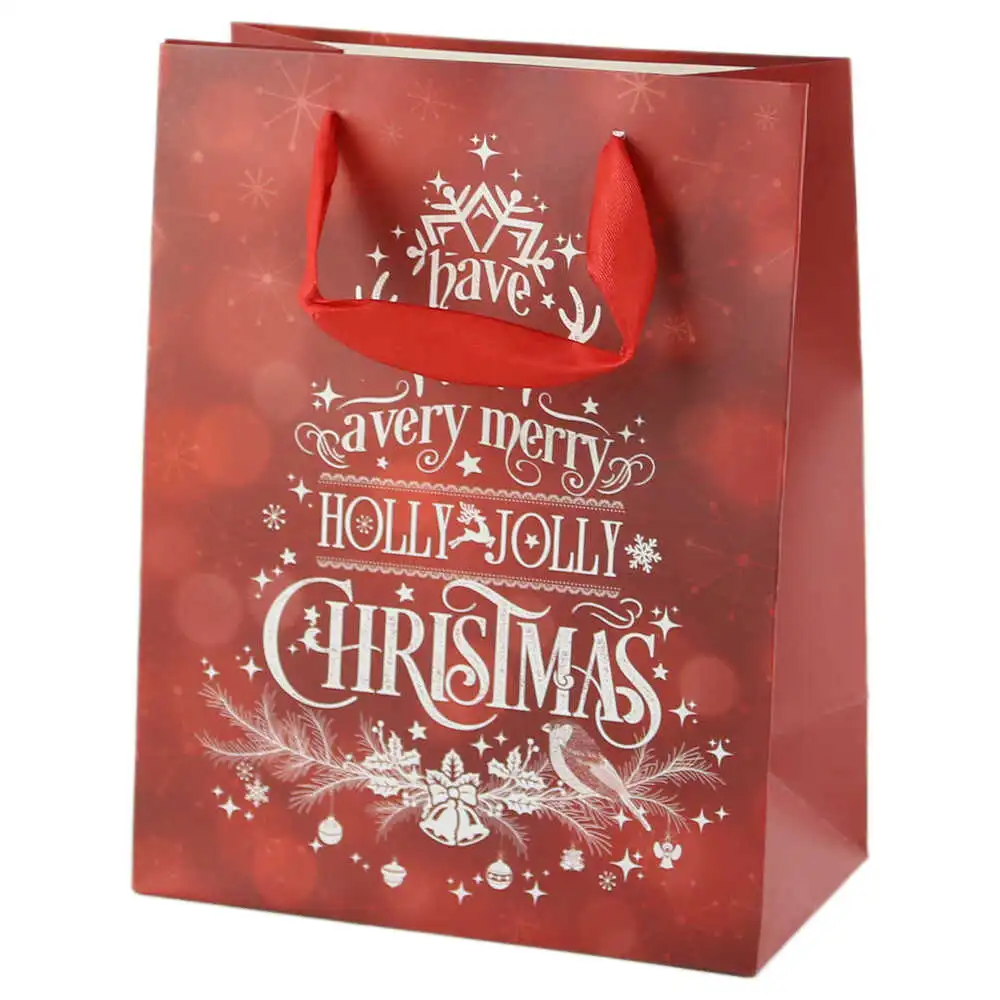 Punga cadou din hartie 18x23 CM "Holly Jolly Christmas" Punga cadou din hartie 18x23 CM "Holly Jolly Christmas"