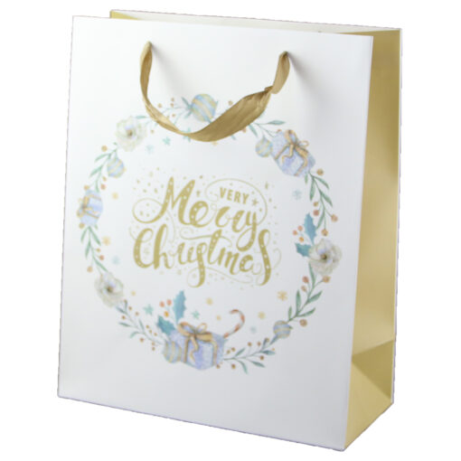 Punga cadou din hartie 26x32 CM "Very Merry Christmas"