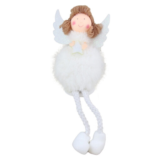 Figurina Craciun Ingeras cu steluta 18 CM