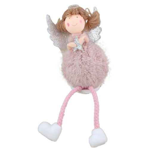 Figurina Craciun Ingeras cu steluta 18 CM