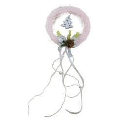 Coronita decorativa cu blana 13x40 CM