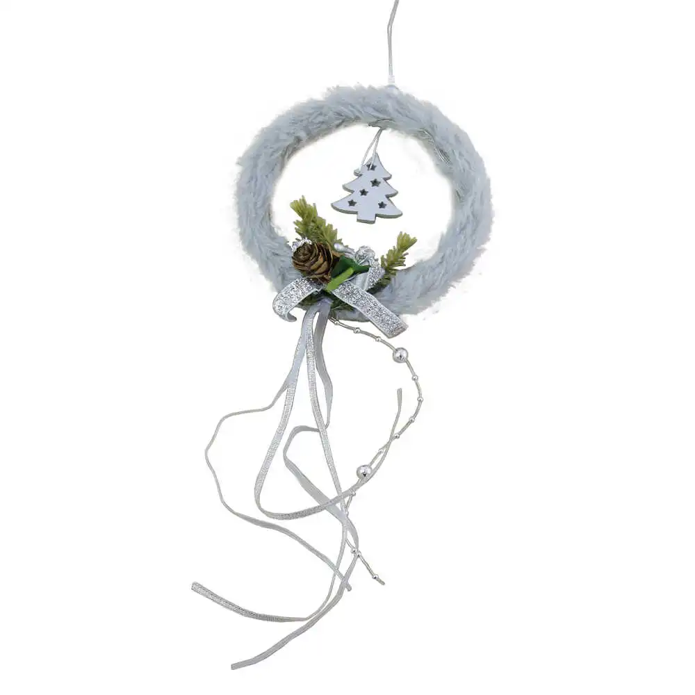 Coronita decorativa cu blana 13x40 CM
