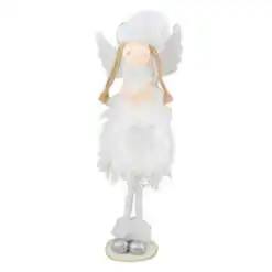 Figurian Craciun Ingeras cu aripi glitter 36 CM