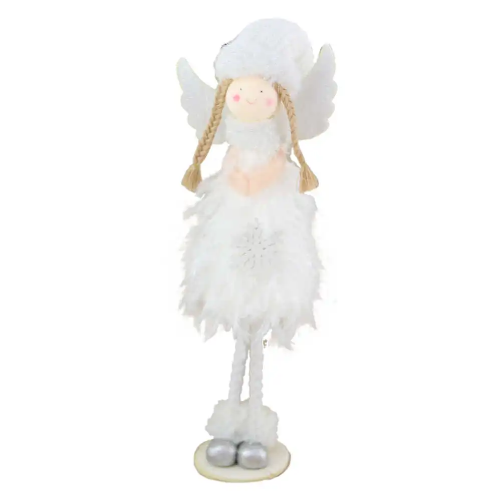 Figurian Craciun Ingeras cu aripi glitter 36 CM Figurian Craciun Ingeras cu aripi glitter 36 CM