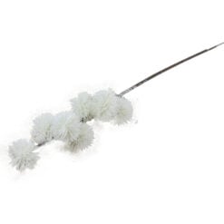 Pick creanga cu glitter alb 41 CM