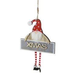 Decor pentru usa din lemn Xmas