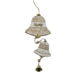 Decor pentru usa din lemn Clopotei Xmas 11x39 CM