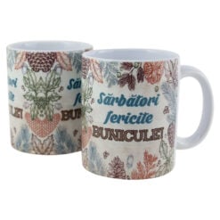 Cana ceramica "Sarbatori fericite Bunicule!" 330 ml