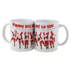 Cana ceramica "Happy HO! HO! HO! to you!..." 330 ml
