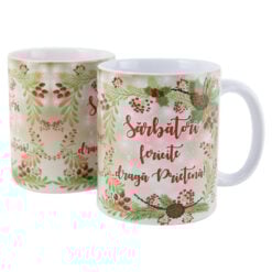 Cana ceramica "Sarbatori fericite draga Prietena!" 330 ml