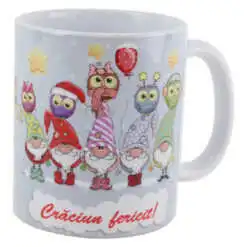 Cana ceramica "Craciun fericit!" 330 ml