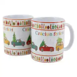 Cana ceramica "Craciun fericit!" 330 ml