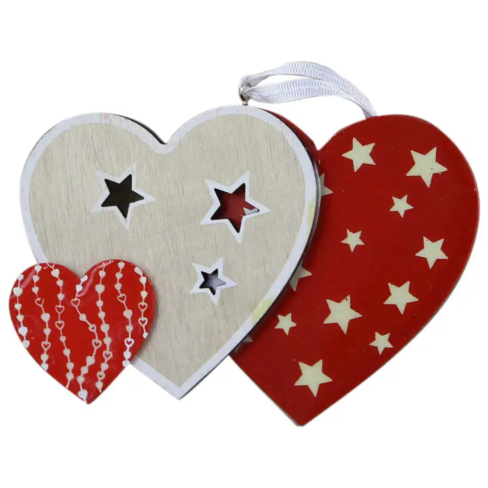 Ornament pentru brad din lemn 15 CM