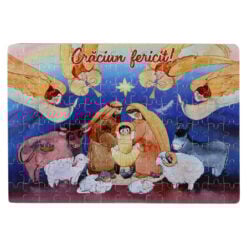 Puzzle 120 piese Craciun Fericit 29x20 CM