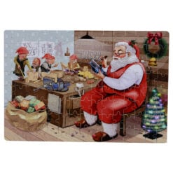 Puzzle 120 piese Mos Craciun 29x20 CM