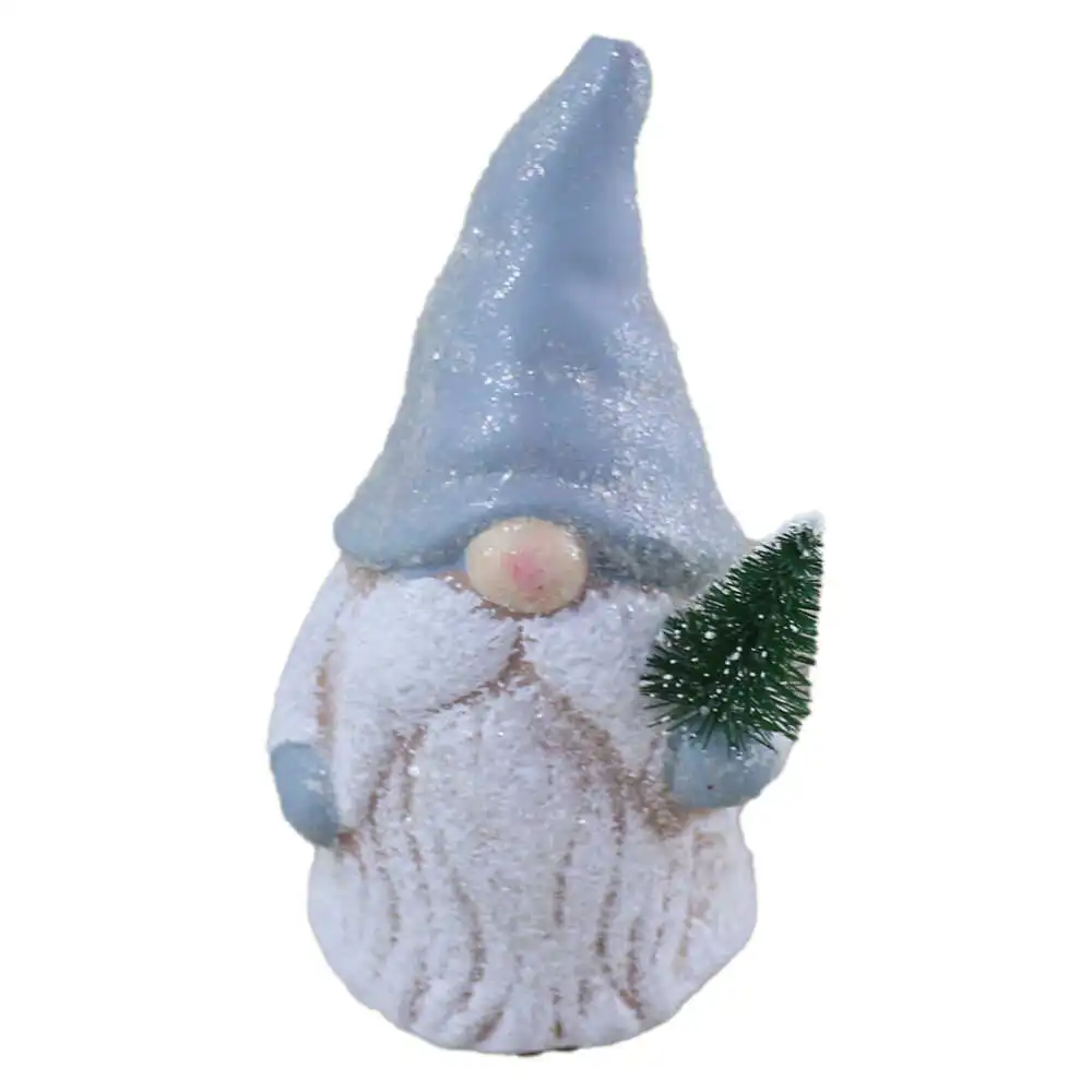 Figurina Spiridus cu brad din rasina 12 CM