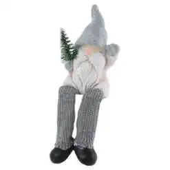 Figurina Spiridus cu brad cu picioare mobile 16 CM