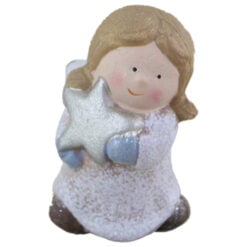 Figurina Fetita cu steluta din rasina 8 CM