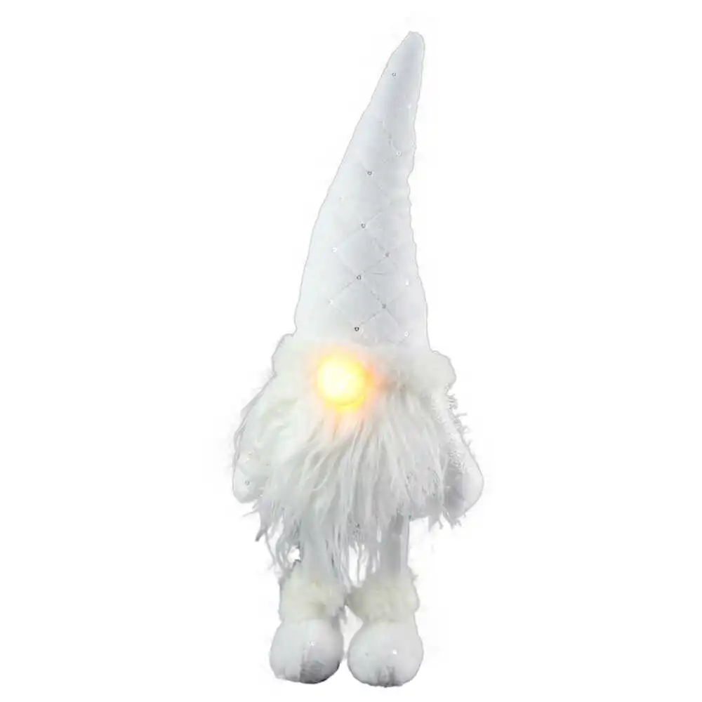 Figurina Spiridus din textil cu led 44 CM