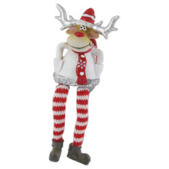 Figurina Ren din rasina cu picioare mobile 15 CM
