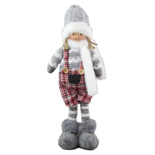Figurina Copil cu fular din textil 39 CM