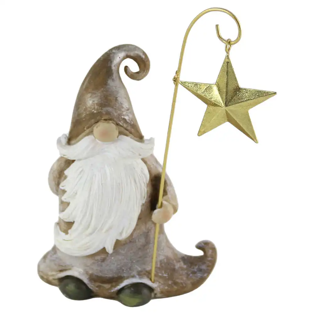 Figurina Mos Nicolae din rasina 15 CM Figurina Mos Nicolae din rasina 15 CM