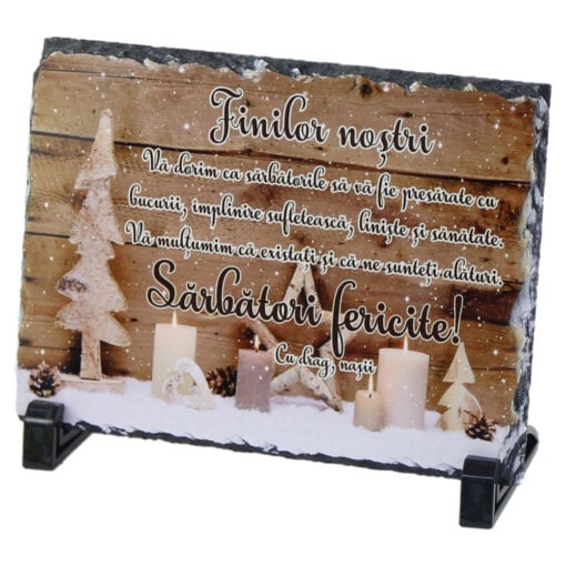 Placa ardezie "Finilor nostri