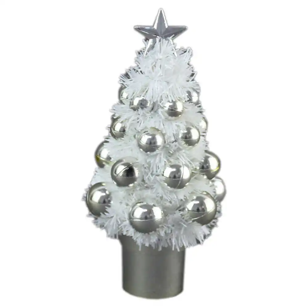 Decor Craciun Bradut cu globuri 16 CM Decor Craciun Bradut cu globuri 16 CM