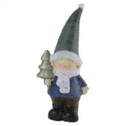 Figurina Copil din ceramica cu brad 27 CM