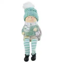 Figurina Copil din ceramica cu picioare mobile 23 CM