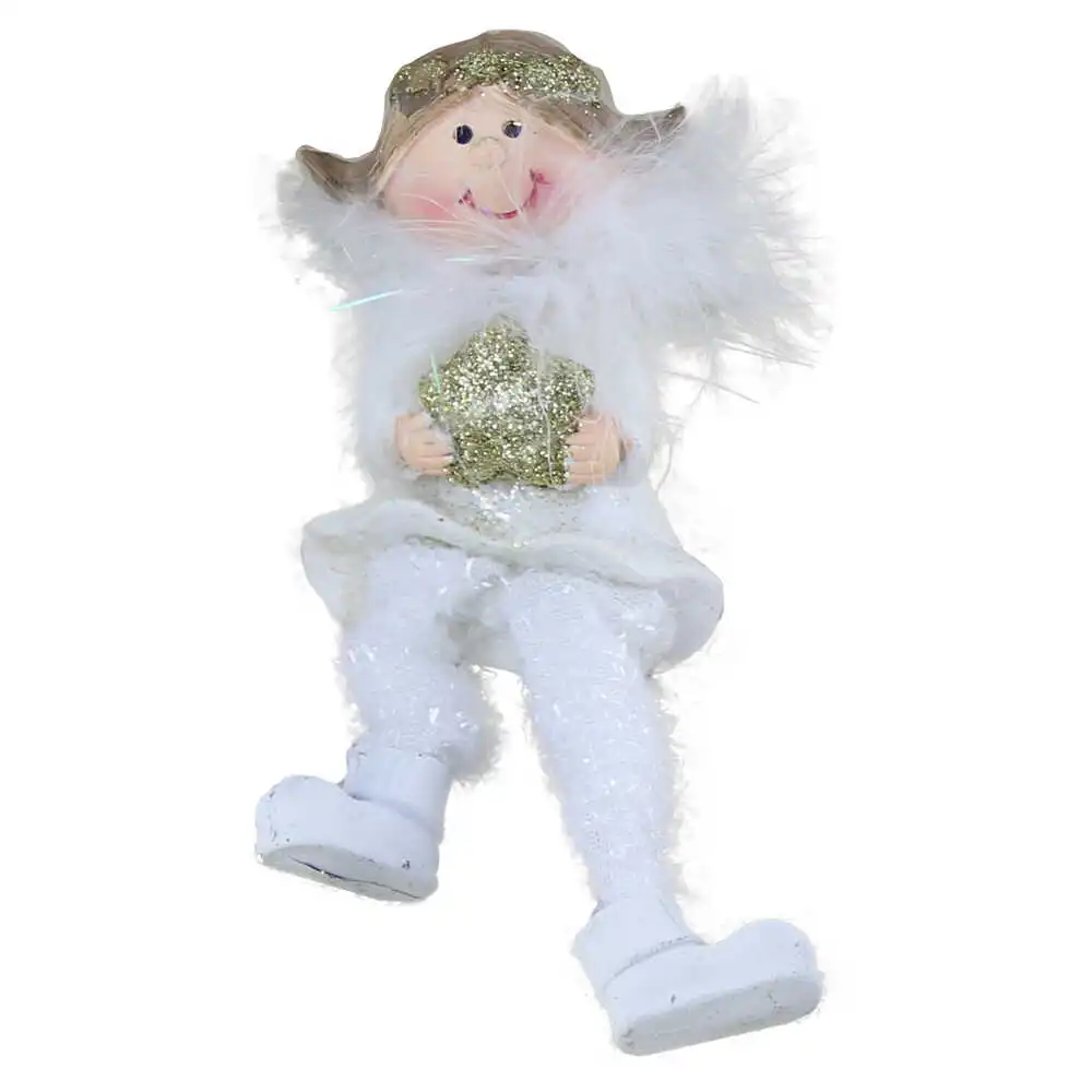 Figurina Craciun Ingeras cu stea 14 CM