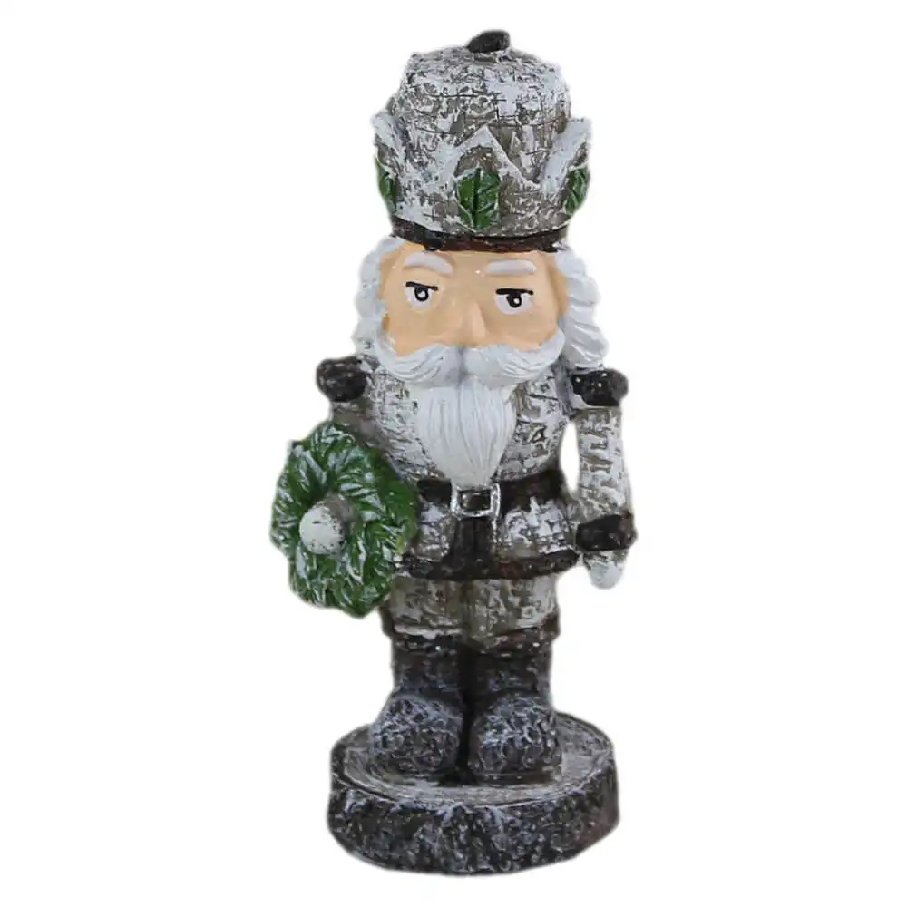 Figurina Craciun Nutcracker cu coronita 14 CM Figurina Craciun Nutcracker cu coronita 14 CM