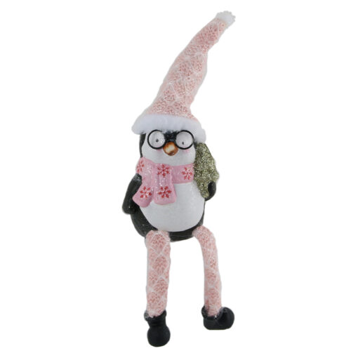 Figurina Craciun Pinguin din ceramica 25 CM