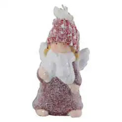 Figurina Craciun Ingeras din ceramica 18 CM