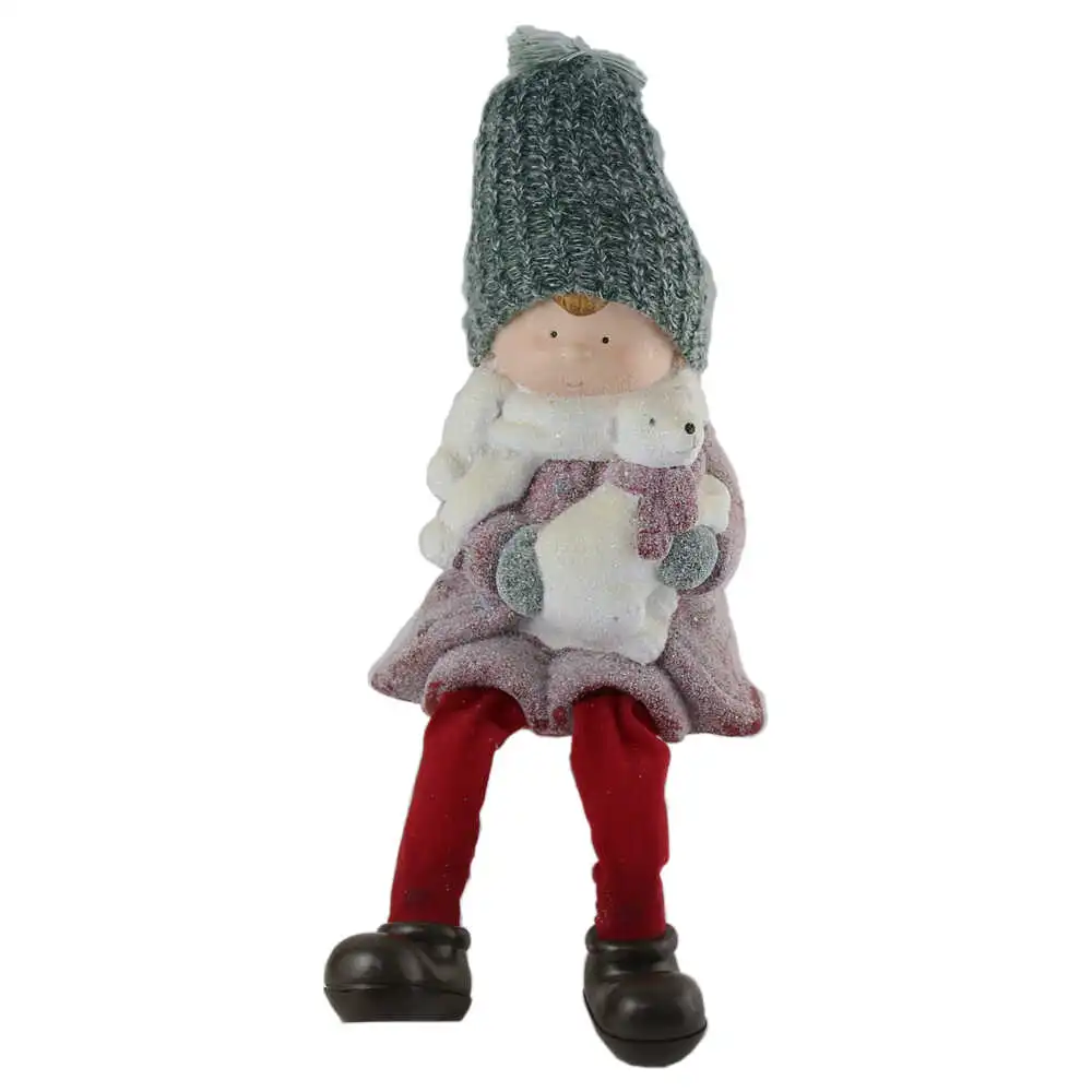 Figurina Craciun Copil din ceramica cu picioare mobile 31 CM Figurina Craciun Copil din ceramica cu picioare mobile 31 CM