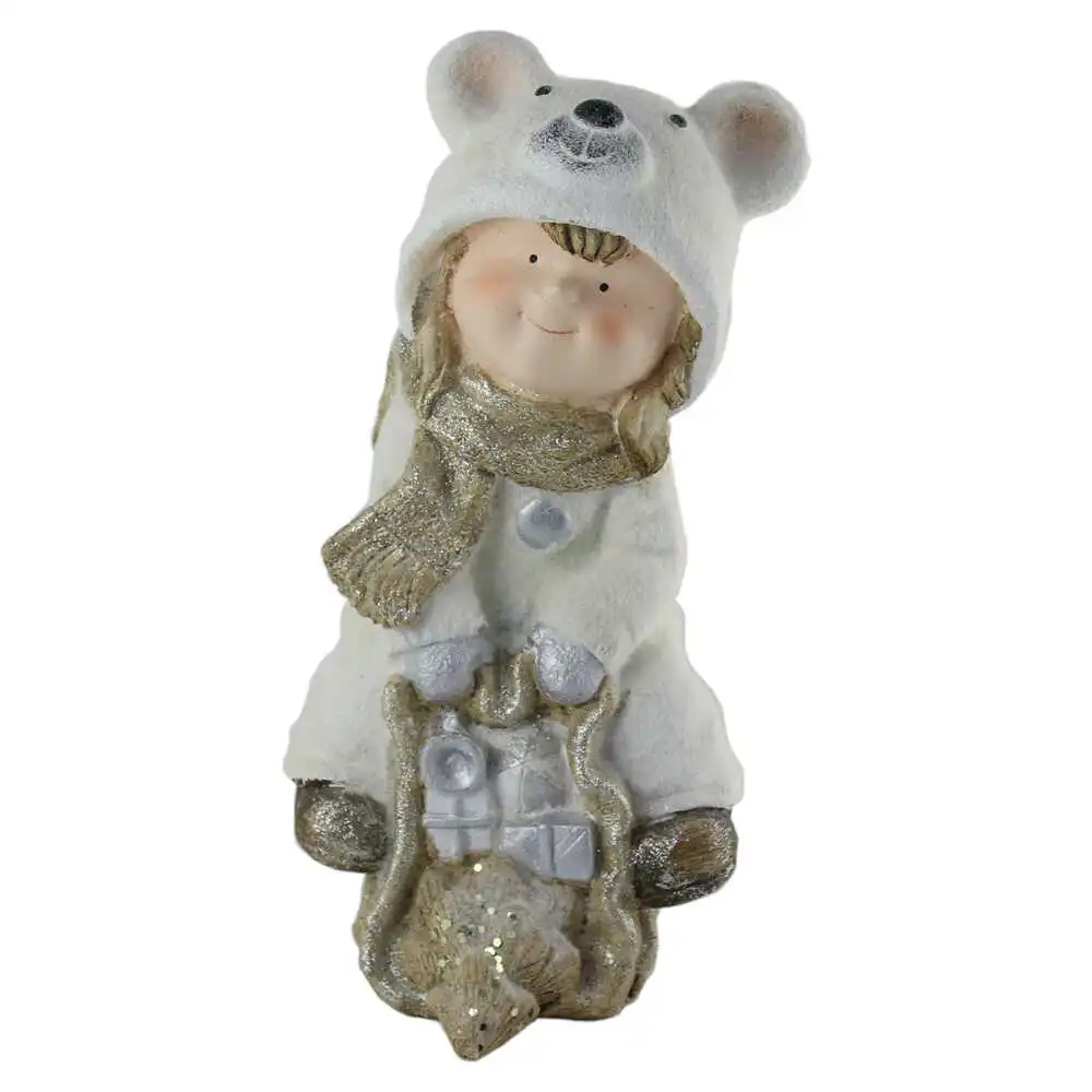 Figurina Craciun Copil din ceramica 39 CM Figurina Craciun Copil din ceramica 39 CM